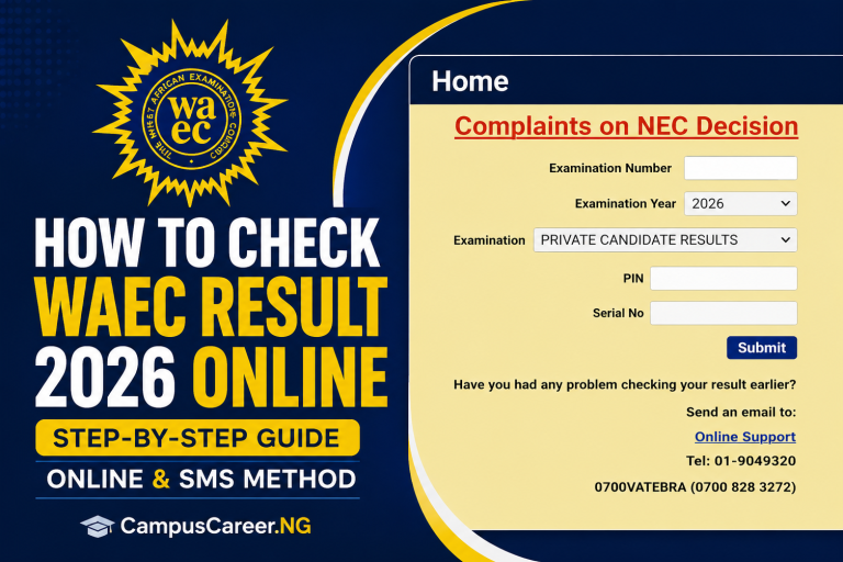 WAEC Result Checker Portal 2026: How to Buy Scratch Card, Price, PIN & Check Your Result Online