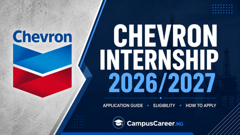 Chevron Internship 2026/2027 Application Portal: Eligibility, Deadline & How to Apply
