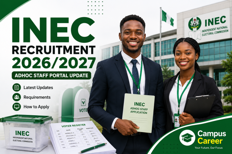 INEC Recruitment 2026/2027 Portal: Requirements, Eligibility & How to Apply for Adhoc Staff